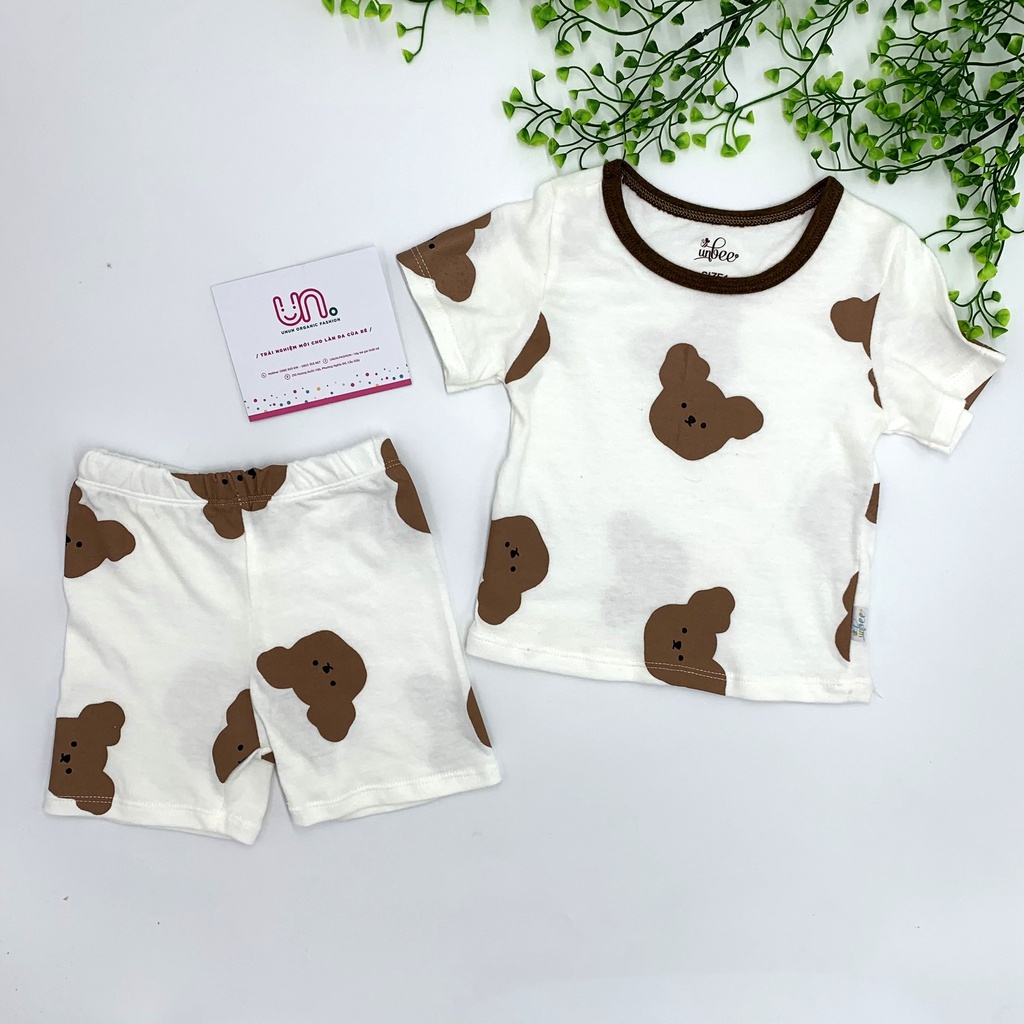 Bộ Cộc Tay Cho Bé, Bộ Hè Cho Bé Trai, Bé Gái Chất Cotton Siêu Mát, Thấm Hút Mồ Hôi - Zun baby - QA007