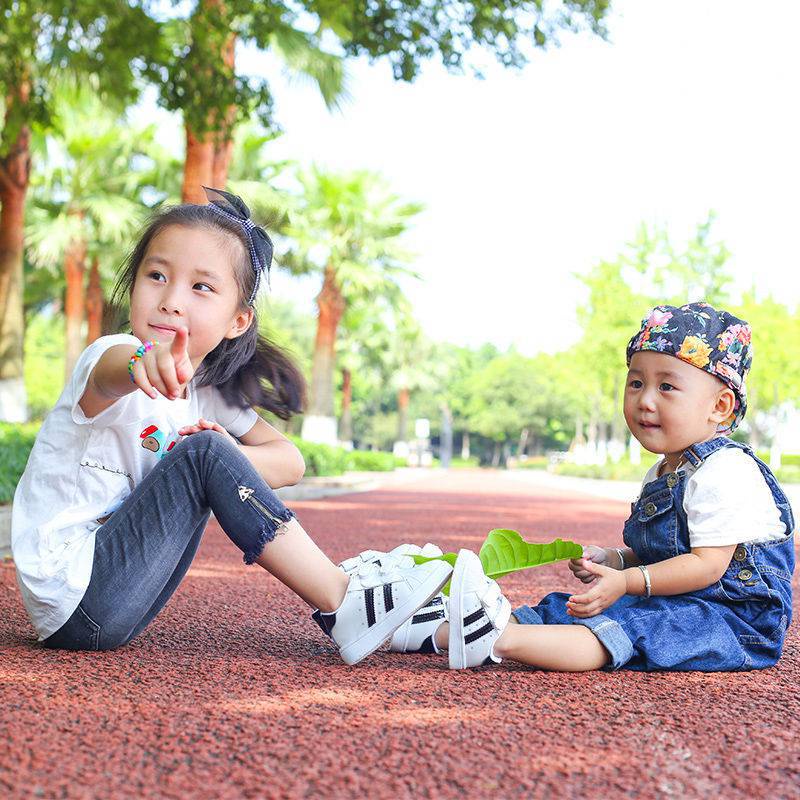 Giày thể thao cho bé giày tập đi cho bé trai bé gái 1-6 tuổi 2 sọc đáng yêu [G05]