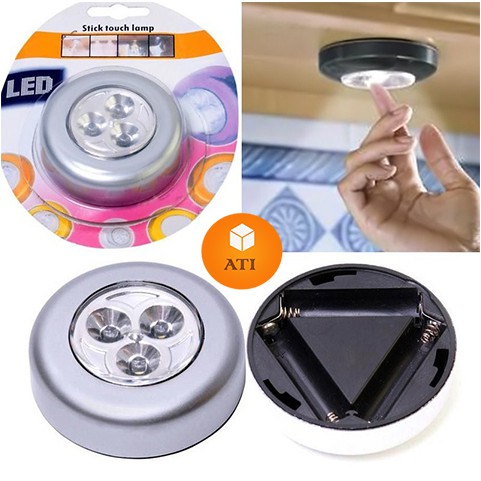 Đèn LED Dán Tường, Dán Phòng Ở, Dán Tủ Quần Áo 3 Bóng