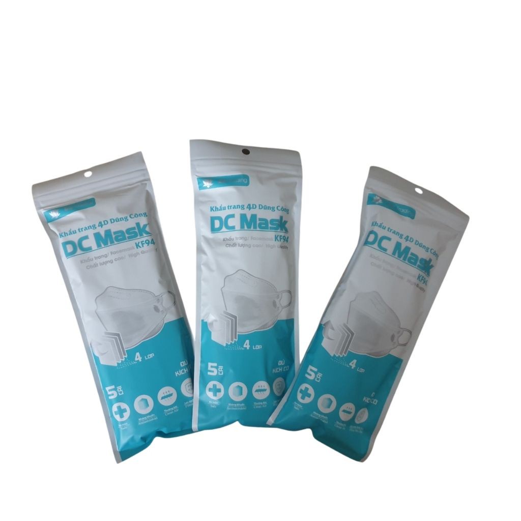 1 Túi 10 cái Khẩu Trang 4DC Mask Kháng Khuẩn DC Mask KF94 Công Nghệ Hàn Quốc | BigBuy360 - bigbuy360.vn