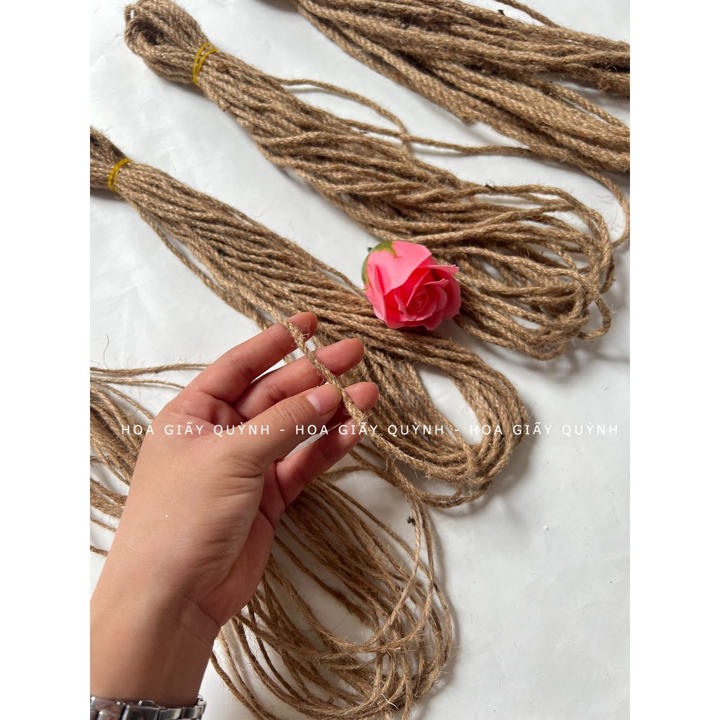 Bó 10m dây thừng 2mm/2.5mm/3mm/4mm