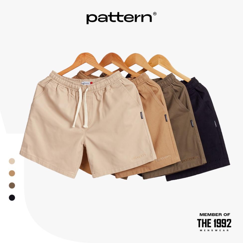 Quần short kaki nam PATTERN THE 1992 cạp chun 🥇