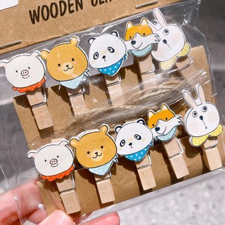 Set Kẹp Gỗ Trang Trí
