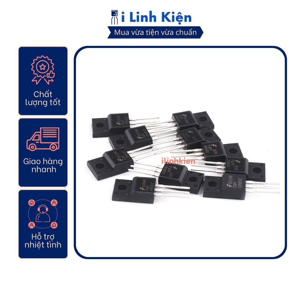 Mosfet 4N60 5N60 6N60 8N60 10N60 20N60 lưng nhựa chất lượng tốt.