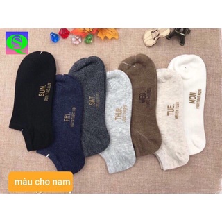 Combo 7 Đôi Tất Tuần Loại 1 (Cho Cả Nam Và Nữ)