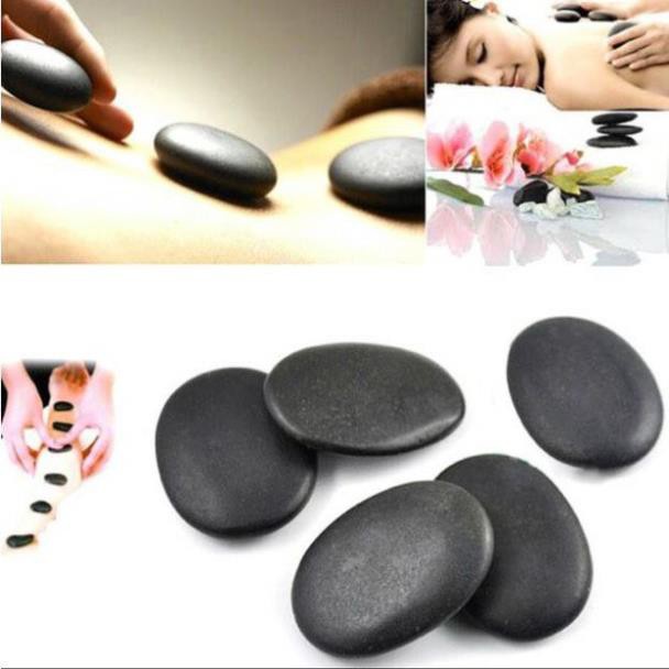 Đá nóng viên bé massage mặt, đá kẹp chân