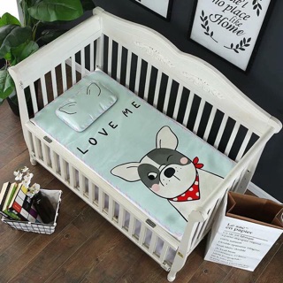 SET CHIẾU LỤA KÈM GỐI MÁT MỊN cho TRẺ SƠ SINH VÀ BÉ
