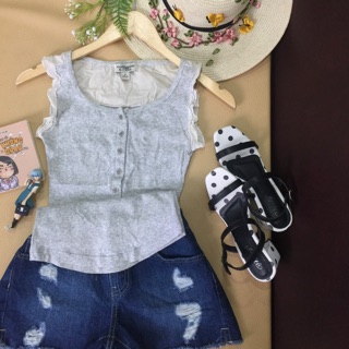 Áo thun len tăm Abercrombie cực mát size M