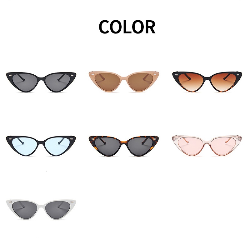 Kính mát gọng mắt mèo nhỏ thời trang Hàn Quốc cổ điển cho nam và nữ