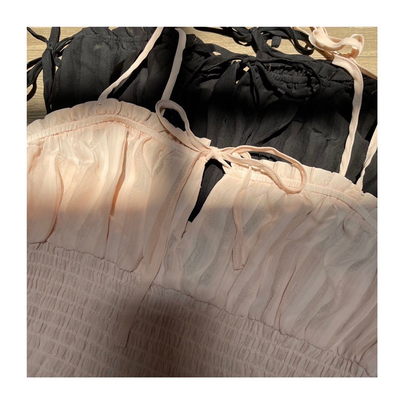 ✣♣▣Bodysuit 2 Dây Smocking Cúp Ngực F21 (CÓ BIG SIZE) | BigBuy360 - bigbuy360.vn