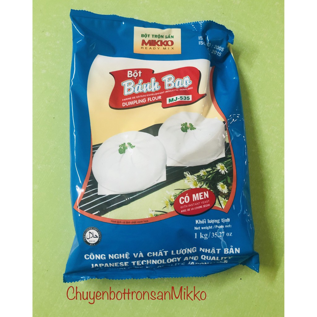 Bột làm Bánh Bao Mikko MJ-535 gói 400g / 1kg