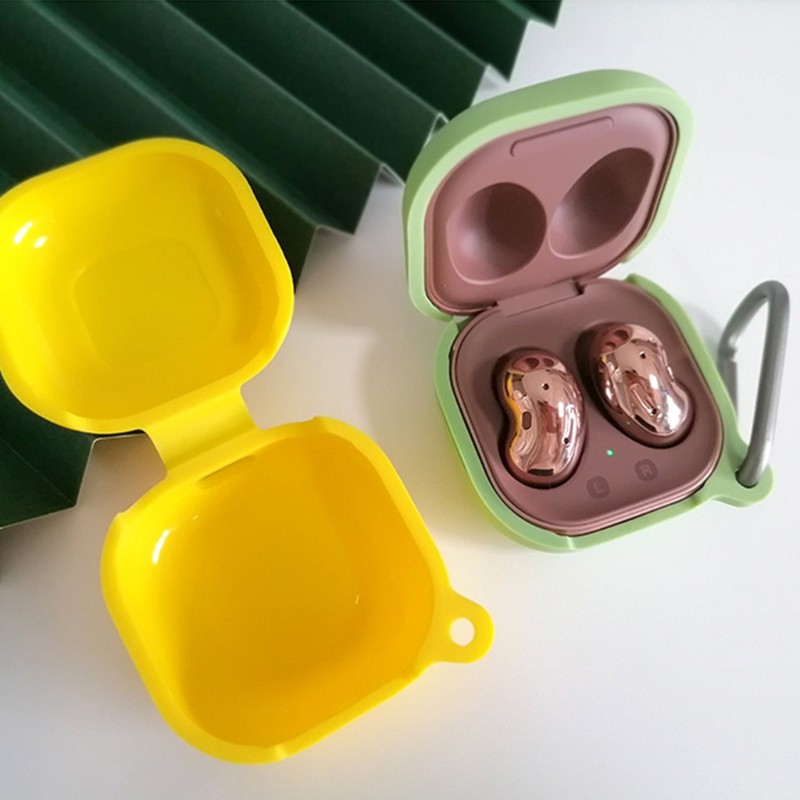 Ốp Bảo Vệ Tai Nghe Bằng Silicon Màu Trơn Dành Cho Galaxy-Buds Live