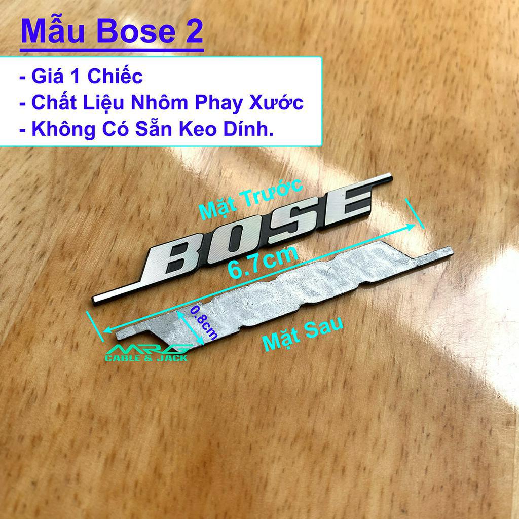 Tem Loa Logo Bose Sony Pioneer Jaguar. Giá 1 Chiếc
