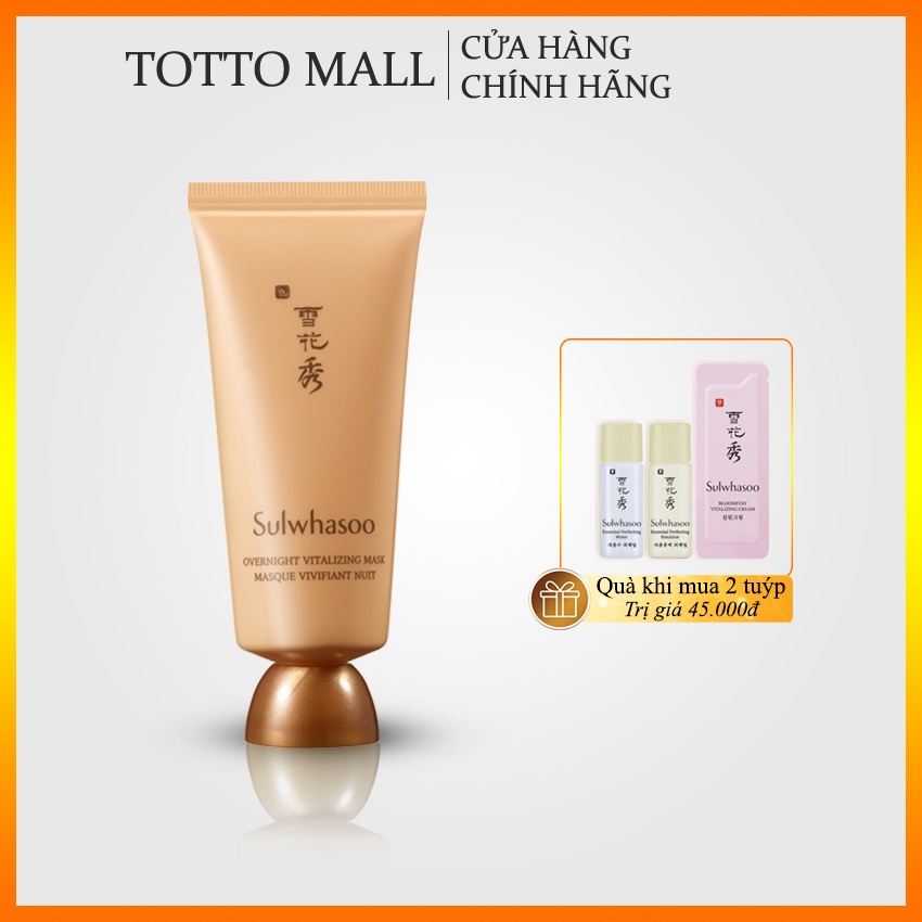 Mặt nạ ngủ nhân sâm Sulwhasoo Overnight Vitalzing Mask 30ml - Mặt nạ ngủ Sulwhasoo