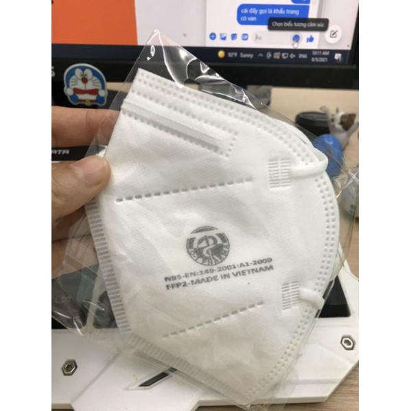 Khẩu trang N95 ko van hàng có giấy kiểm định chất lượng
