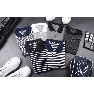 Áo Polo VNXK - polo kẻ, Áo thun có cổ cao cấp cho Nam, Polo công sở lịch lãm