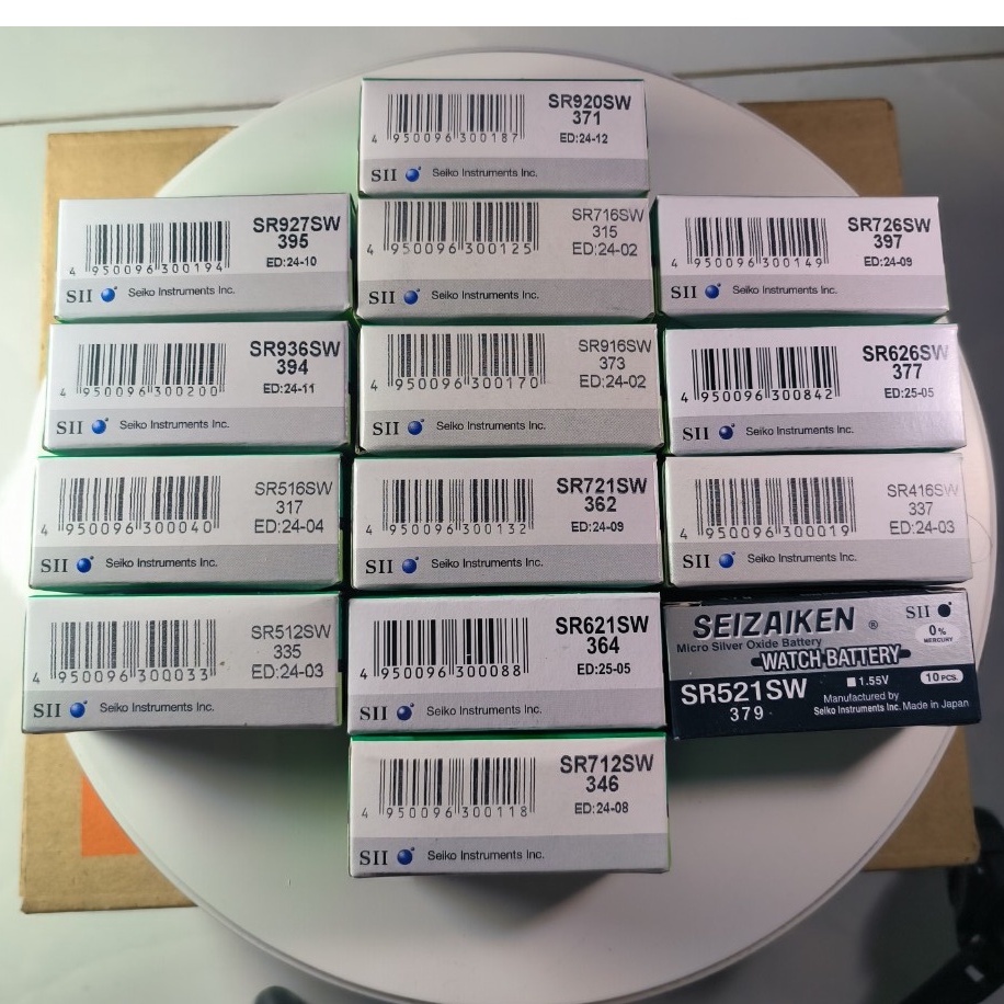 1 Viên Pin Seizaiken 377 , 364 , 379 , 317 , 395 , 335 , 346 , 394 , 397 , 337 , 373 , 315 , 371 , 362 Made In Japan