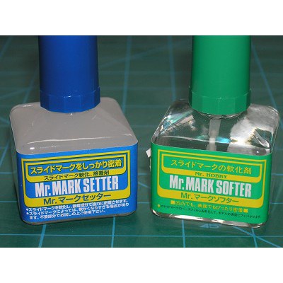 Dung dịch Mr Mark Softer MS231 và Mr Mark Setter MS232 dùng dán Decal mô hình Gundam LBX 30MM
