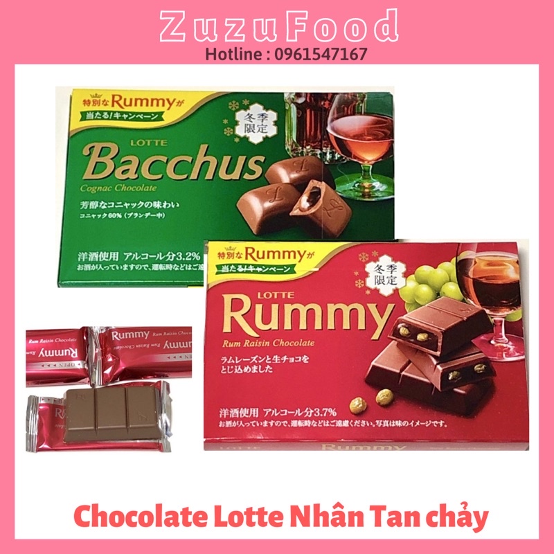 FREE SHIP Chocolate Lotte Nhập Khẩu Nhân Tan Chảy 80g thumbnail