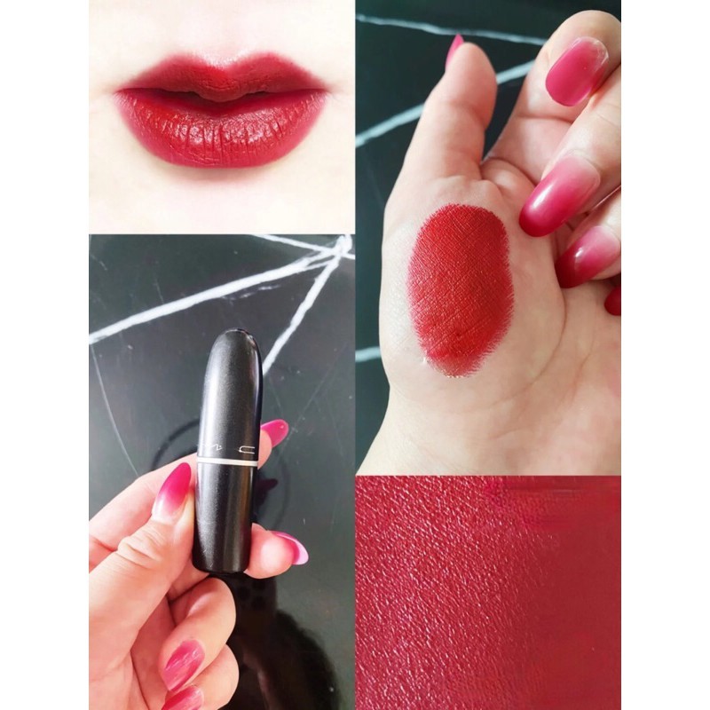 Son MAC Mịn Lì 612 Russian Red Màu Đỏ Đậm 3g Matte Lipstick - Fairy Beauty