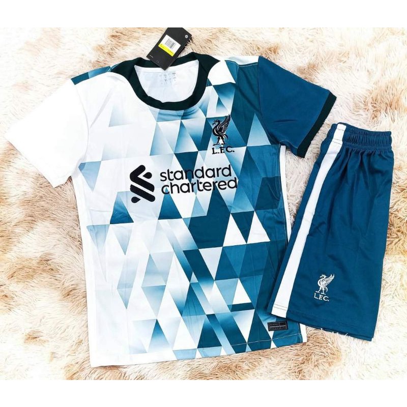 Bộ Quần Áo Đá Bóng Nam CLB Liverpool Mới Nhất 2022 - Đồ Đá Banh Vải Thun Thái Đẹp pp Bởi MR11 SPORT
