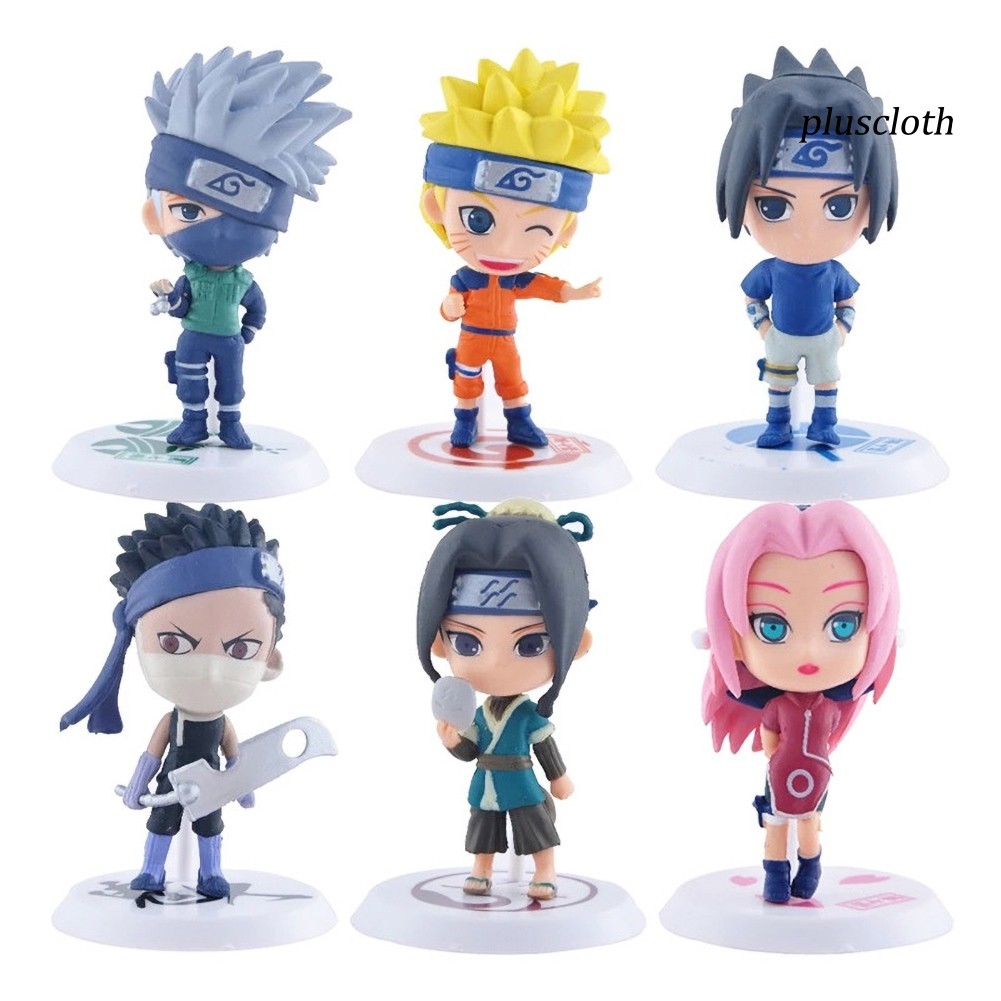 Bộ 6 mô hình nhân vật hoạt hình Naruto độc đáo