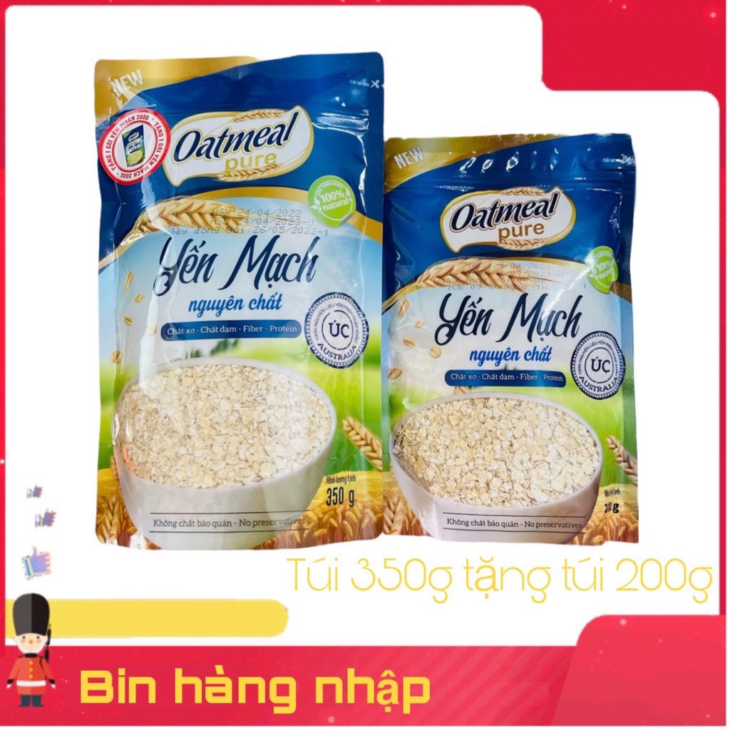 Yến Mạch Úc Cán Vỡ Captain Hủ 500g