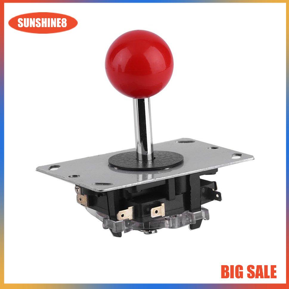 【SUN】Classic 8 way Arcade Game Joystick Ball Joy Stick Red Ball Replacement