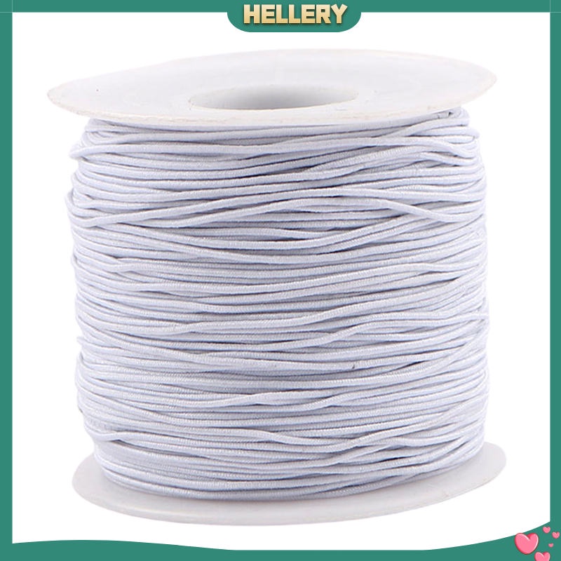 Dây Thun Co Giãn 1mm Dài 100 Yards Màu Trắng Trang Trí Điện Thoại