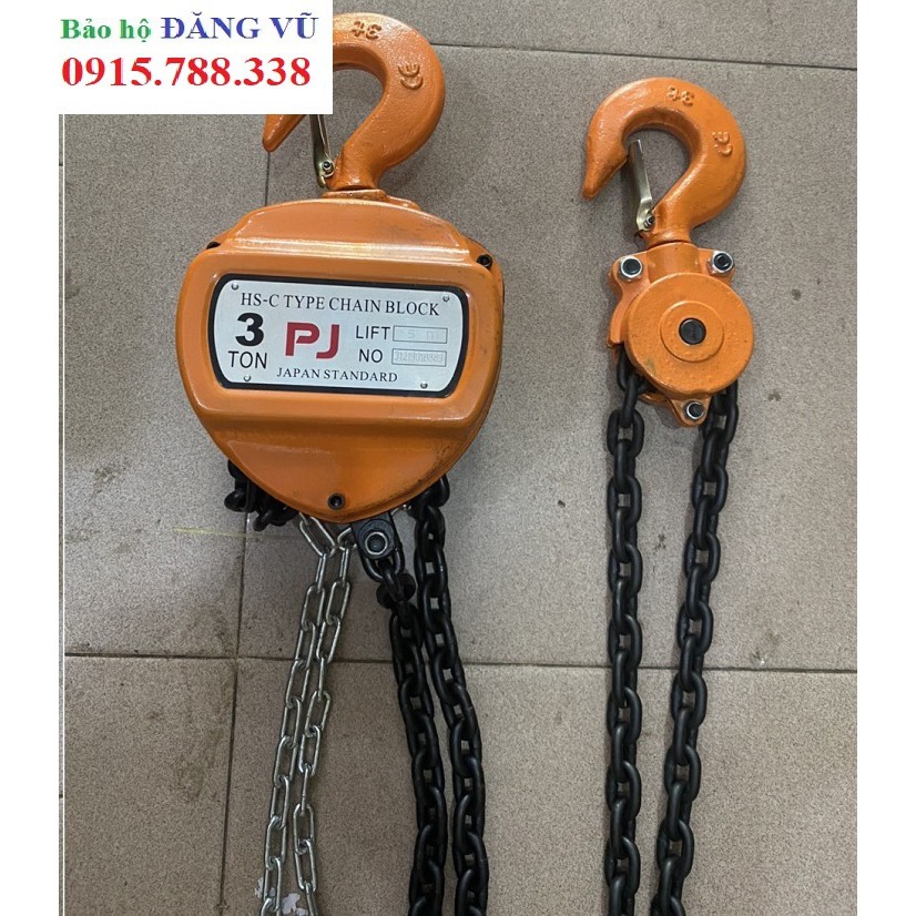 Palăng xích lắc tay 3T PJ