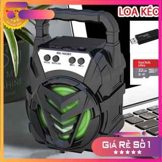 Loa gỗ Bluetooth xách tay MS-160BT