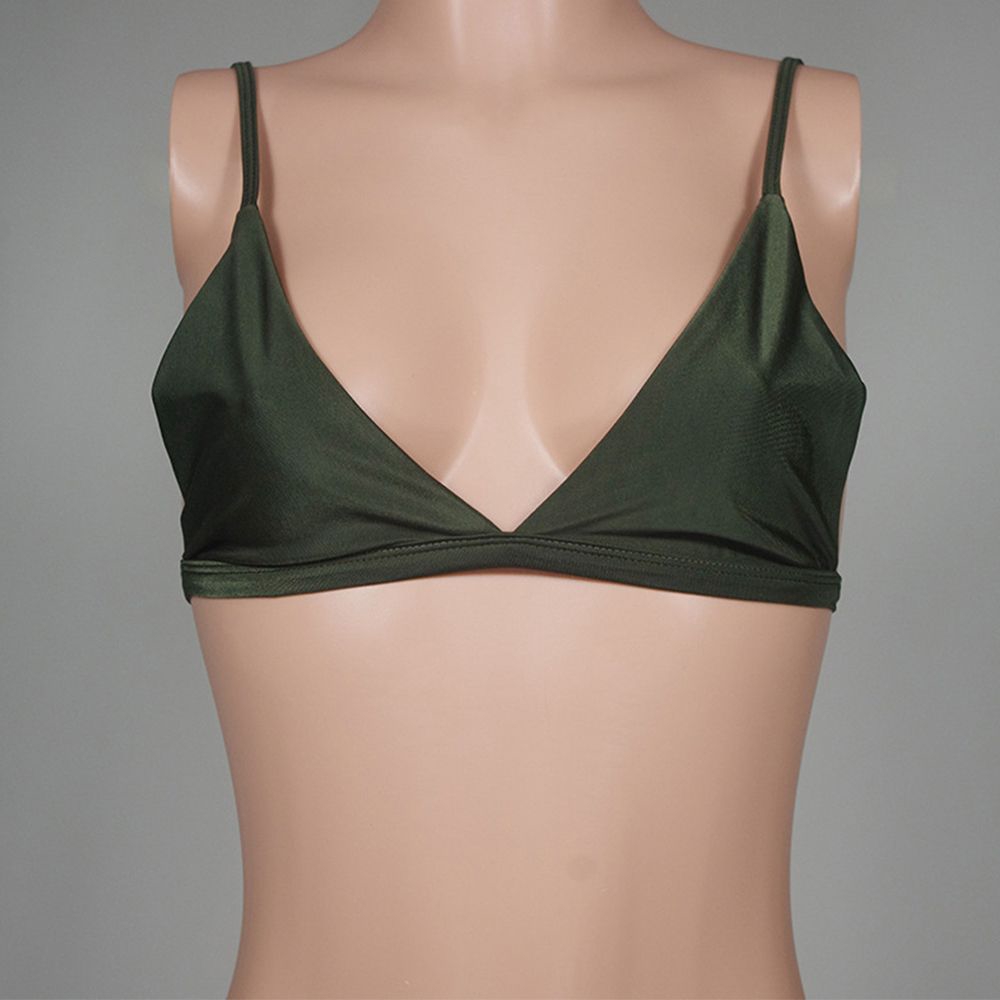 Bikini màu trơn thiết kế hở lưng quyến rũ | BigBuy360 - bigbuy360.vn