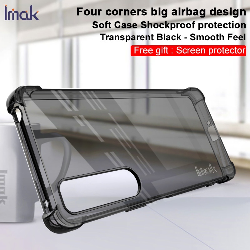 Ốp Điện Thoại Silicone TPU Mềm Trong Suốt Chống Sốc Imak Cho Sony Xperia 1 IV Xperia1 4