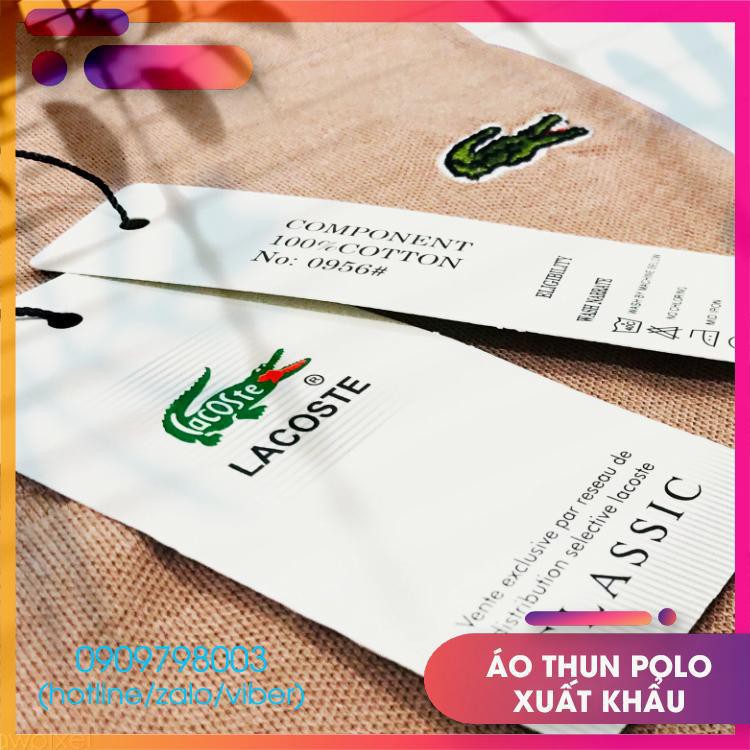 Áo thun cá sấu polo dành cho Nam chuẩn (Hàng Xuất Khẩu)