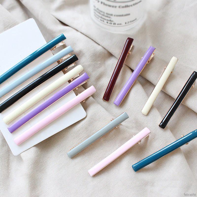 Kẹp tóc kim loại đơn giản thời trang cho nữ