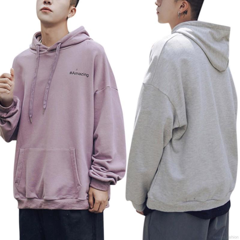 [Baywellfashion]Áo Hoodie Nam Dáng Rộng In Chữ | BigBuy360 - bigbuy360.vn