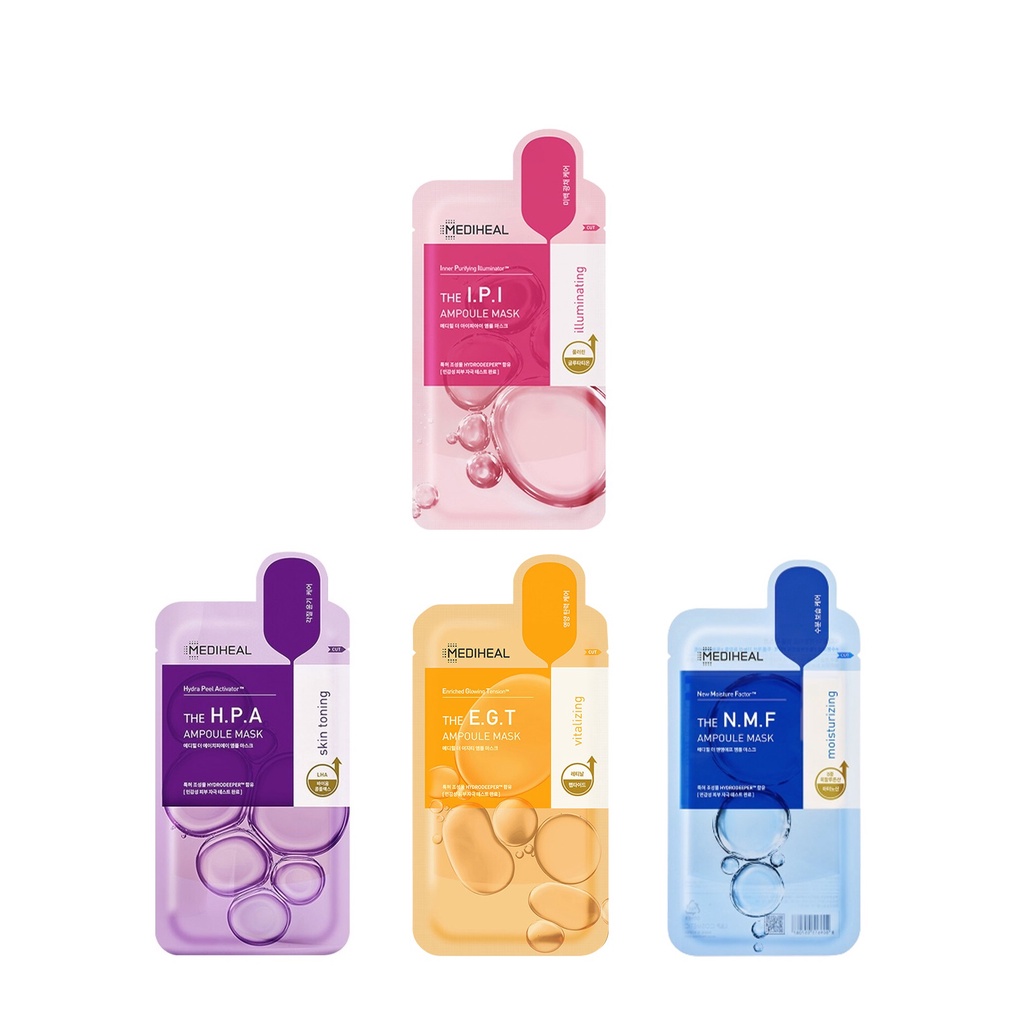 Mặt Nạ Dưỡng Trắng Sáng, Tái Tạo, Săn Chắc Da Mediheal Ampoule Mask 25ml