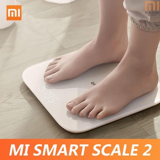 [Hàng mới về] Cân thông minh Xiaomi Mi 2 BT 5.0 kiểm tra cân bằng cơ thể qua màn hình hiển thị LED kỹ thuật số