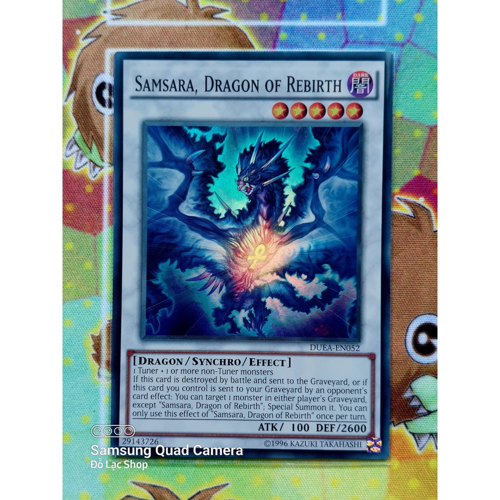Thẻ Bài Yugioh Monster Samsara, Dragon of Rebirth - DUEA-EN052 - Super Rare