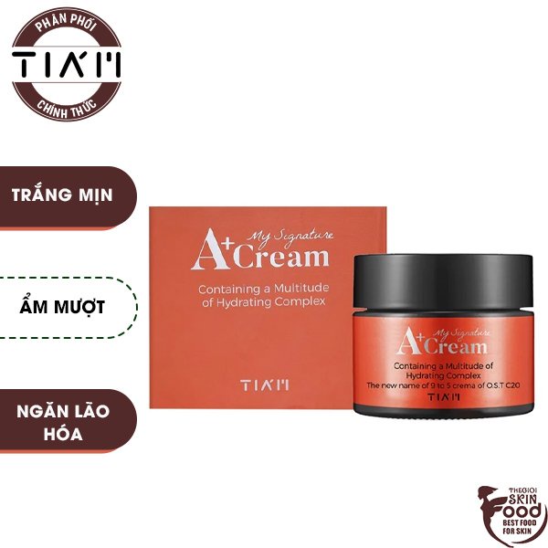 Kem Dưỡng Trắng Da, Làm Đều Màu Da Tiam My Signature A+ Cream 50ml