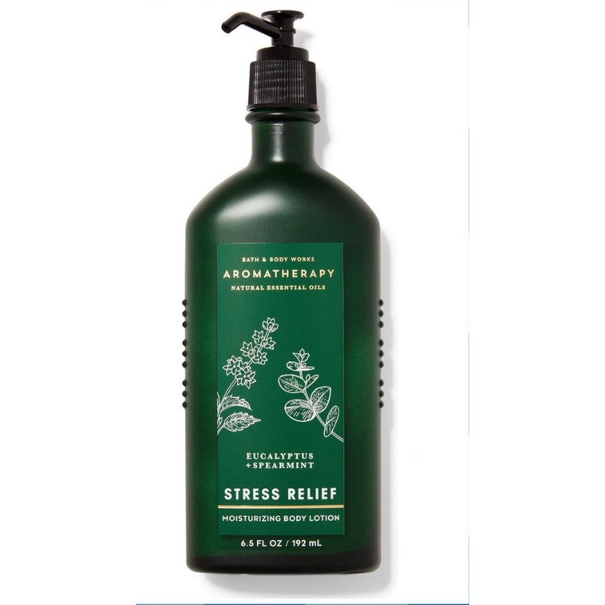 Sữa dưỡng thể thư giãn Stress Relief Eucalyptus + spearmint Bath & Body Works Aromatherapy (192ml)
