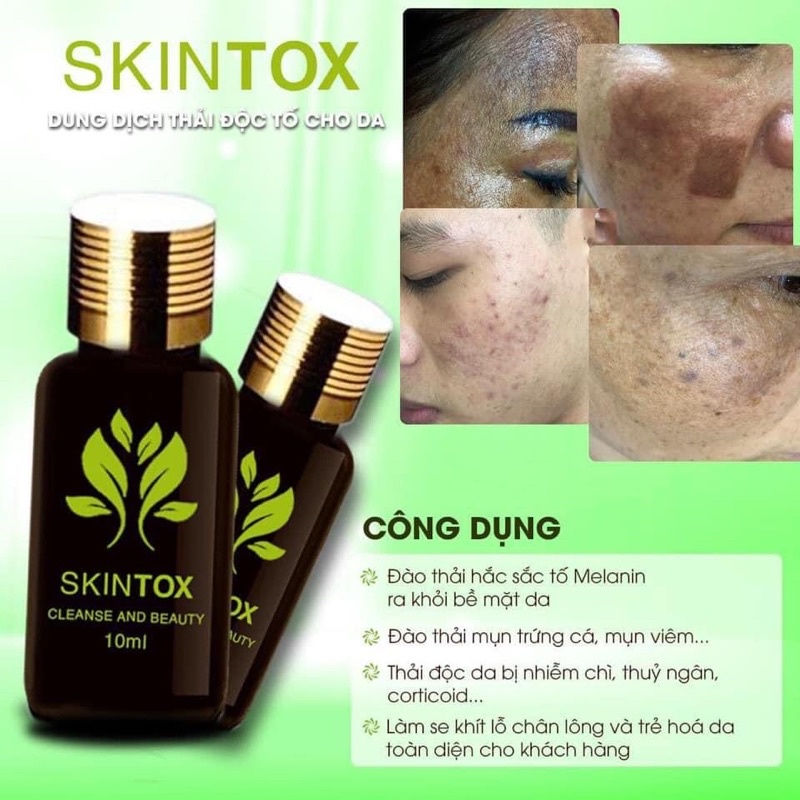 Tinh Chất Đào Thải Chân Nám và Trẻ Hoá Da SKINTOX- DIMANLAIER