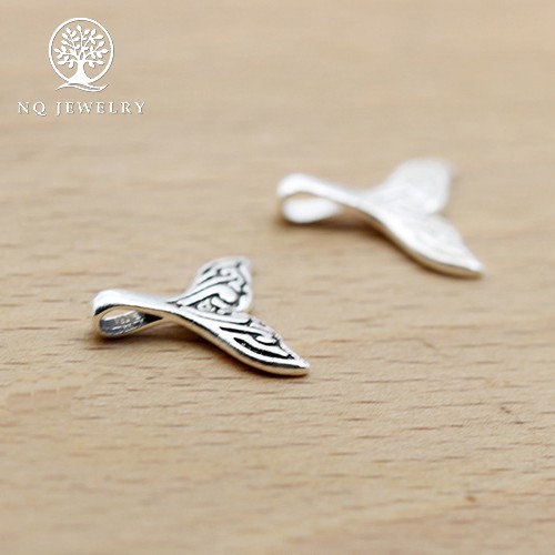 Charm bạc đuôi nàng tiên cá treo - NQ Jewelry