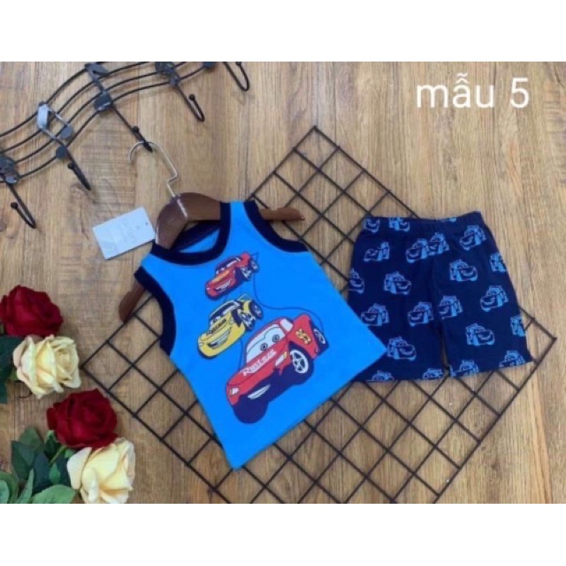 bộ ba lỗ xuất dư hình ô tô cho bé
