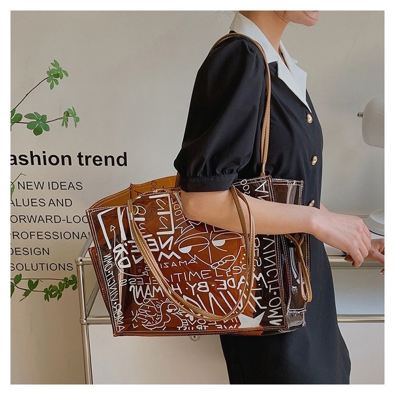 Túi tote Trong Suốt Cỡ Lớn Thời Trang 2022GYLXB247