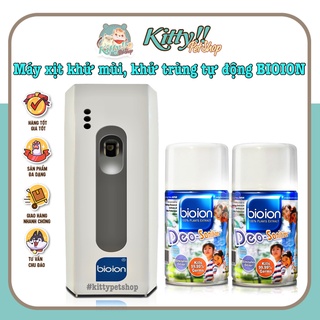 Máy xịt khử mùi, khử trùng,diệt khuẩn tự động - Bioion Auto Dispenser RX550, RX900, bình xịt khuẩn Bioion