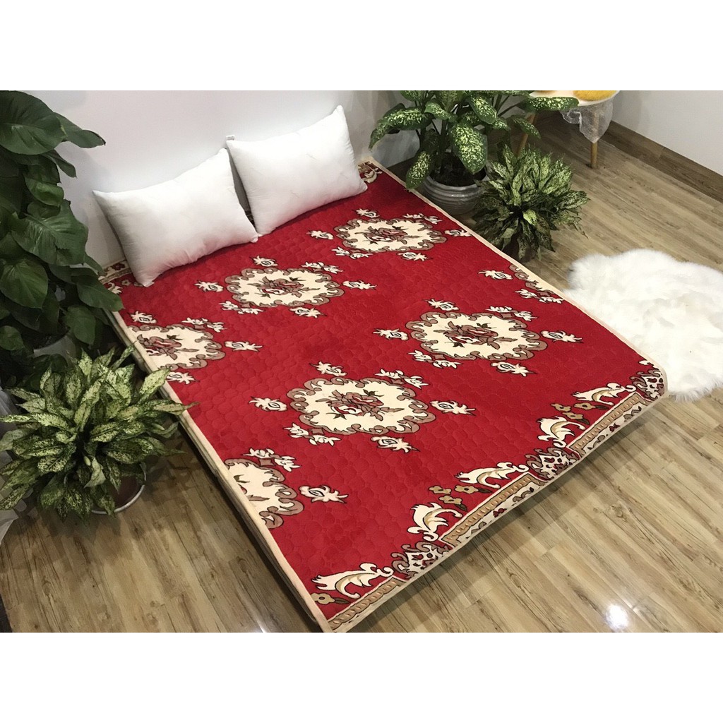 SALE 50% THẢM NỈ TRẢI GIƯỜNG HOA VĂN 1M6X2M