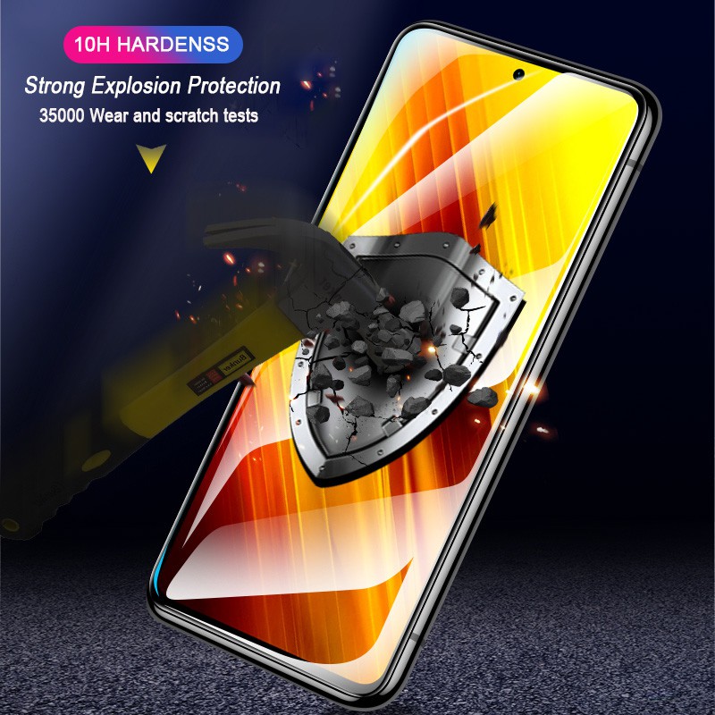 XIAOMI Kính Cường Lực 2 Trong 1 Bảo Vệ Camera Poco X3 Xiaomi Poco X3 Nfc Tempered Glass