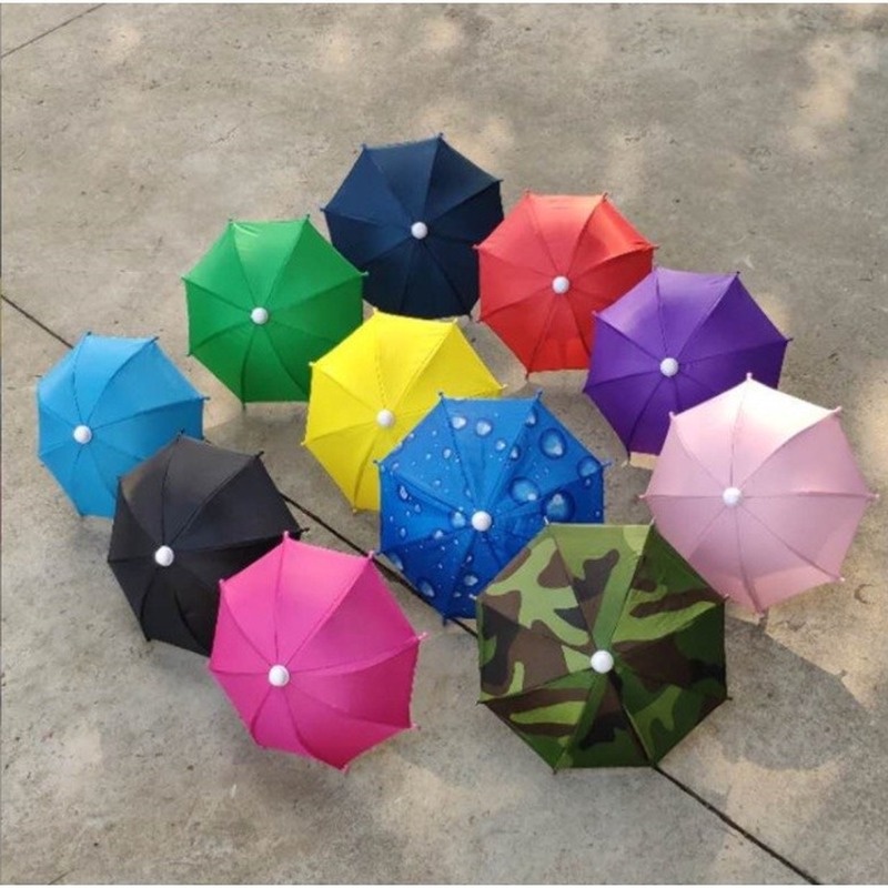 Dày Mini Umbrella Xe máy Giá đỡ điện thoại di động Ô không thấm nước