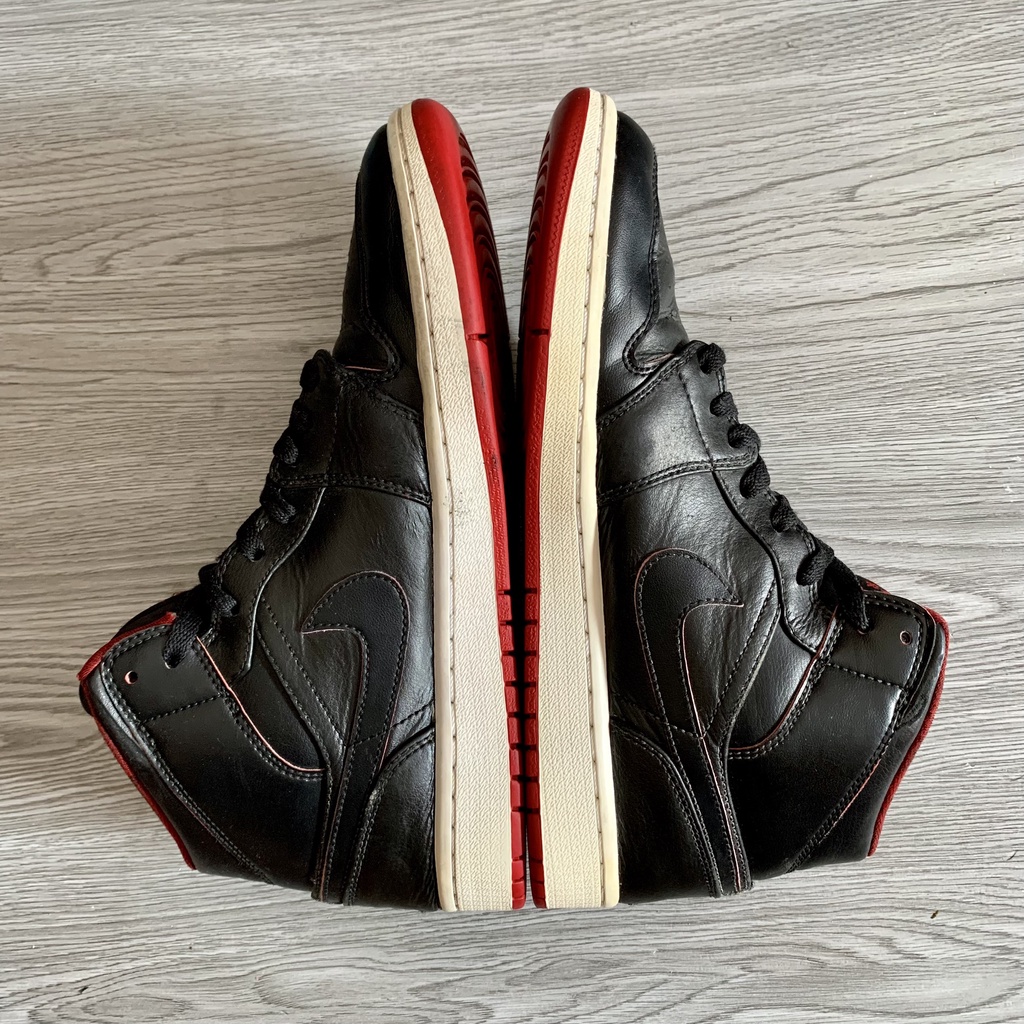 Giày Cũ 1S Retro Mid Black Red White Size 42-43 2hand chính hãng cam kết real trọn đời - Giày Cũ Sài Gòn